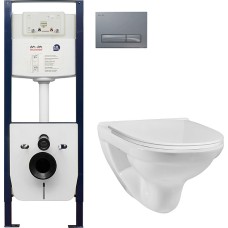 Комплект Am.Pm Sense инсталляция I012702+кнопка I014151+унитаз C741738SC 