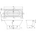 Акриловая ванна Villeroy & Boch Oberon 2.0 170x75 UBQ170OBR2DV-01