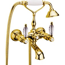 Смеситель Webert Alexandra AL720201010 золото для ванны с душем 