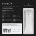 Чугунная ванна Vinsent Veron Italon 170x70x45 с квадратными ручками цвет никель и антискользящим покрытием