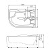 Акриловая ванна Gemy G9083 B R 180x121