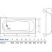 Стальная ванна Koller Pool 150x70 см