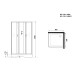 Душевая кабина Niagara NG-1101-14BK 90x90