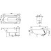 Акриловая ванна Villeroy & Boch Oberon 180x80 UBQ180OBE2V-01 alpin