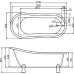 Акриловая ванна BelBagno BB04