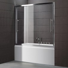 Шторка на ванну Cezares Trio D V22 170/145 C Cr 