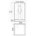 Душевая кабина River Quadro Б/К 90/24 MT 90x90