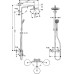 Душевая стойка Hansgrohe Croma 220 Showerpipe 27185000
