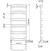 Полотенцесушитель водяной Secado Агата 4 50x120