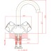 Смеситель 1 Orange Classic R M73-011cr для раковины