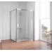 Душевой уголок Vegas Glass ZP+ZPV 140*80 08 01 профиль глянцевый хром, стекло прозрачное