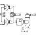 Смеситель Bandini Antico 858.120/SF Cr для душа