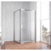 Душевой уголок Vegas Glass ZP+ZPV 100*100 08 02 профиль глянцевый хром, стекло шиншилла