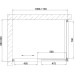 Душевой уголок Vegas Glass ZP+ZPV 110*90 09 10 профиль золото, стекло сатин