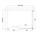 Душевой уголок Vegas Glass ZP+ZPV 100*90 08 01 профиль глянцевый хром, стекло прозрачное