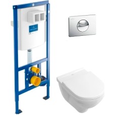 Комплект Villeroy & Boch O Novo 5660 D0 01 кнопка хром 