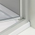 Душевая дверь в нишу GuteWetter Practic Door GK-401 правая 68-72 см стекло бесцветное, профиль матовый хром