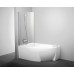 Шторка на ванну Ravak Rosa CVSK1 140/150 L Transparent, профиль сатин