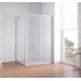 Душевой уголок Vegas Glass ZP+ZPV 140*80 07 10 профиль матовый хром, стекло сатин