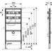Система инсталляции для писсуаров TECE TECEprofil 9 320 008