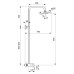 Душевая стойка Vidima Balance BA272AA