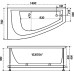 Акриловая ванна Triton Бэлла 140x75 R