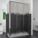 Душевой уголок RGW Classic CL-40 (1160-1210)x1000 профиль хром, стекло шиншилла
