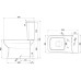 Унитаз-компакт Della Quattro Via Super Plus 014 джаз черный
