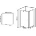 Душевой уголок RGW Passage PA-43 (960-1010)x800 стекло чистое