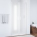 Душевая дверь в нишу Vegas Glass E2P 85 01 10 профиль белый, стекло сатин