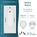 Ванна из искусственного камня Delice Bravo 160x70 глянцевая с черными ручками DLR330033RB-G