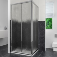 Душевой уголок RGW Classic CL-31 (760-810)x800x1850 профиль хром, стекло шиншилла 