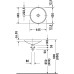 Комплект  Рукомойник Duravit Architec 0319420000 + Смеситель Hansgrohe Talis Select S 72042000 для раковины
