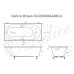 Ванна из искусственного камня Delice Bravo 180x70 глянцевая с черными ручками DLR330064RB-G