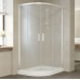 Душевой уголок Vegas Glass ZS-F 110*80 01 10 профиль белый, стекло сатин