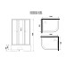 Душевая кабина Niagara E100/80/40L/TN/BK 100x80