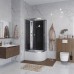 Душевая кабина Niagara E100/80/40L/TN/BK 100x80