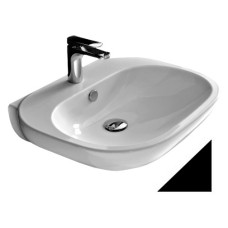 Раковина Hidra Ceramica ABC накладная черная, 60 см 