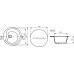 Мойка кухонная Mixline ML-GM12 черный
