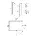 Душевое ограждение Niagara NG-6818-08 BLACK 120x90