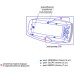 Акриловая ванна Radomir Аризона Лечебный Chrome 170x100 правая с фронтальной панелью