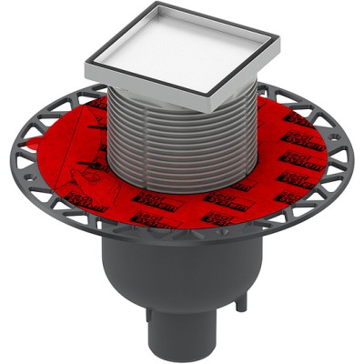 Душевой трап TECE TECEdrainpoint S 360 16 00 DN 50 под плитку, вертикальный