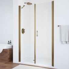 Душевая дверь в нишу Vegas Glass EP-F-2 105 05 01 R профиль бронза, стекло прозрачное 