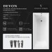 Чугунная ванна Vinsent Veron Devon 190x80x45 с антискользящим покрытием