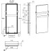 Полотенцесушитель электрический De Aqua 50x150 серое стекло