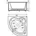 Акриловая ванна Vagnerplast Catalina mini 125x125