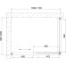 Душевой уголок Vegas Glass ZP+ZPV 110*100 07 10 профиль матовый хром, стекло сатин