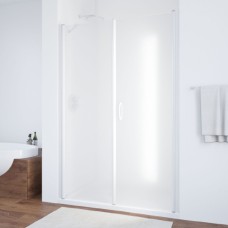 Душевая дверь в нишу Vegas Glass EP-F-2 130 01 10 R профиль белый, стекло сатин 