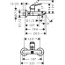 Смеситель Hansgrohe Logis loop 71244000 для ванны с душем
