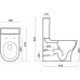 Унитаз-компакт BelBagno Deluca безободковый